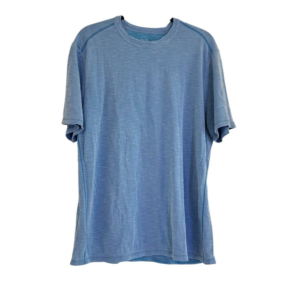 Tommy Bahama Shoreline Surf Men's Crew Neck Blue  T-Shirt Size L